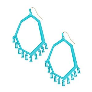 Kendra Scott Aqua Thomas Matte Drop Earrings NWT